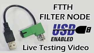 USB FTTH FILTER NODE  Live Testing Results  Does it Really Works   Live Testing  MER Booster [upl. by Melcher]