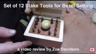 Cooksongold Set Of 12 Stake Tools Review by Zoe Davidson [upl. by Latvina]