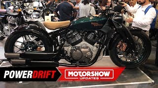 Royal Enfield KX Concept  RE’s take on a VTwin Bobber  EICMA 2018  PowerDrift [upl. by Claudina]