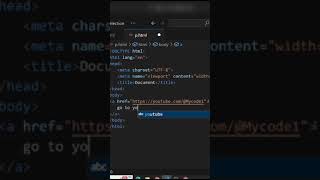 html href tag  HTML html html5 htmltutorial [upl. by Nolra956]