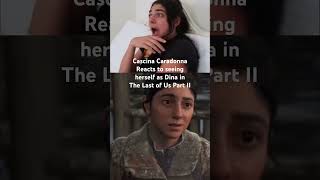 Cascina Caradonna Reacts to herself in The Last of Us Part II TheLastofUsPart2 reaction shorts [upl. by Cecile]