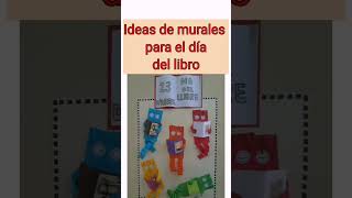 ideas murales para el día del libro [upl. by Eenot]