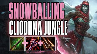 DISGUSTING LATE GAME DAMAGE 😳🥶Cliodhna Jungle GAMEPLAY SMITE Conquest [upl. by Hermon]