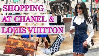 New York Luxury Vlog  Shopping at Chanel Louis Vuitton amp Gucci [upl. by Lory]