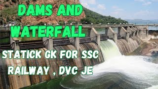 Dams and waterfall DVC hydroelectric project  static gk for ssc railwaybssc dvc je etc [upl. by Luann]