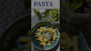 Pasta with courgette and spinach 🌸 [upl. by Leviram]