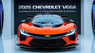 2025 Chevrolet Vega First Look – A RetroFuturistic Muscle Car Revolution [upl. by Eutnoj]