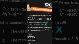 🧪 OCR A Level Chemistry Paper 1 Question 14 OCR Chemistry Battery GanesTeaches GanesRevise [upl. by Oiziruam]