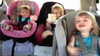 Baby wakes up dancing Hilarious Three sisters ages 12 and 3 [upl. by Nerissa]