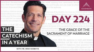 Day 224 The Grace of the Sacrament of Marriage — The Catechism in a Year with Fr Mike Schmitz [upl. by Ahseit162]