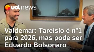 Valdemar Tarcísio é o número 1 para 2026 mas pode ser o Eduardo Bolsonaro [upl. by Acinehs999]