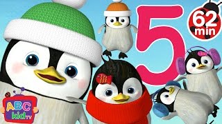 Five Little Penguins Jumping on the Bed  More Nursery Rhymes amp Kids Songs  CoComelon [upl. by Harewood182]