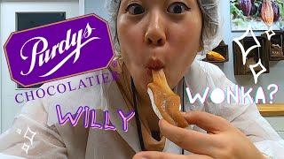 I VISIT PURDYS CHOCOLATE FACTORY TOUR FOR THE FIRST TIME [upl. by Nolie]