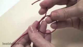 How to Knots for Bead Jewelry [upl. by Sateia]