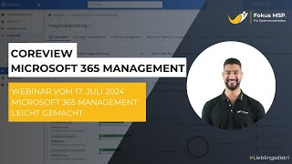 CoreView  Microsoft 365 Management leicht gemacht [upl. by Moody121]