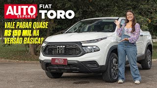 FIAT TORO ENDURANCE como é a versão de entrada da picape rival de Montana e Oroch [upl. by Saffian]