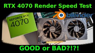 RTX 4070 Rendering Speed Comparison  4070 vs 3080 vs 3080 ti in Blender [upl. by Idisahc]