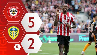 Brentford 52 Leeds  Ivan Toney INSANE hattrick 🔥  Premier League Highlights [upl. by Korman]