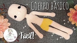 Hermoso Cuerpo Base Amigurumi 🌟🧶💖 Parte 1  2 [upl. by Derman241]