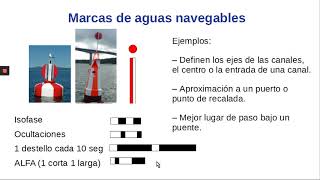 Balizamiento Marítimo IV  Marcas de aguas navegables [upl. by Itsud]