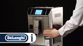 How to set up the appliance on your DeLonghi PrimaDonna Elite ECAM 65055 [upl. by Lalita]