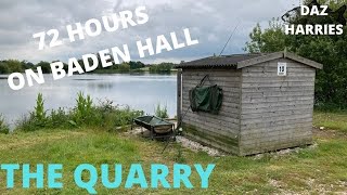 72 hrs AT BADEN HALL FISHERY thequarry [upl. by Aivyls]