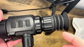 Quick Tips How to zero the Bering Optics Yoter Hogster Vibe Thermal Rifle Scopes [upl. by Redienhcs933]