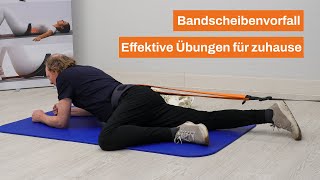 Bandscheibenvorfall  Effektive Übungen für zuhause [upl. by Clymer]