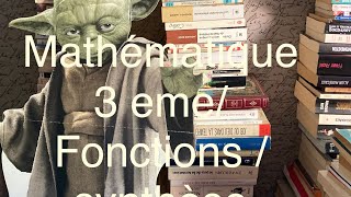 Astuce Mathématique 3 eme FonctionsNotion identités remarquables factorisation [upl. by Naujit]