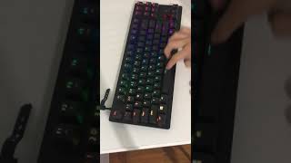 The best gaming prebuilt keyboard Razer Huntsman TE reviewsound test shorts [upl. by Ladnyk]