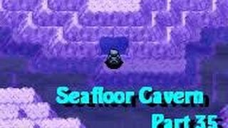 Pokemon Sapphire Walkthrough part 35 Seafloor Cavern [upl. by Farrah526]