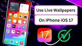 How to Set Live Wallpaper on ios 17  How to Get Live Wallpaper on iOS 17  ios17 livewallpapers [upl. by Adim]