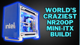 INSANE NR200P ITX watercooled gaming rig 4090 14900K 12TB [upl. by Burkhardt]