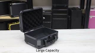 OEMampODM aluminum tool case with foam high quality aluminum storage case [upl. by Backer]