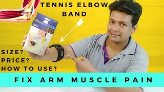 How To Use Tynor Tennis Elbow Band  Tennis Elbow Pain Relief  Band  How to Fix Elbow Pain [upl. by Hylan445]