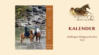 Haflinger Kalender Innenseite 2024 [upl. by Kristina]