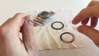 SWH How to change insert on a Rolex GMT Master ll [upl. by Selassie605]