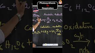 Photosynthesis Vs Respiration  Learn Botany Concepts in One Minute  srichaitanyagosala [upl. by Wooster]