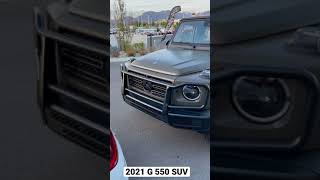 2021 G 550 SUV G manufaktur Dark Olive Green Magno matte [upl. by Panter]