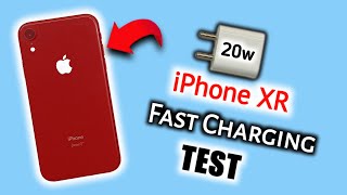 iPhone xr fast charging test 20w  iphone xr fast charger iphone xr charging time with fast charger [upl. by Abad]