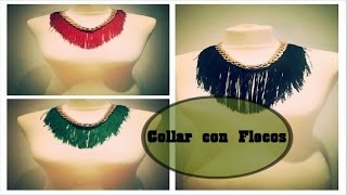 DIY COLLAR CON FLECOS [upl. by Akli]