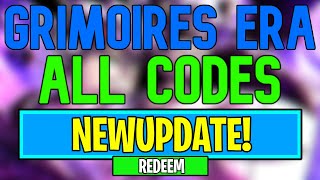 New Grimoires Era Codes  Roblox Grimoires Era Codes July 2024 [upl. by Alaaj475]