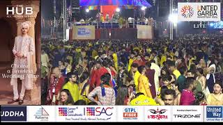 United Way Of Baroda  Garba Mahotsav 2024 By Atul Purohit  Day 1 [upl. by Karlis]