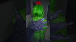 Minecraft Creeper Girl vs Enderman Night Monster minecraft monster funny [upl. by Aniloj]