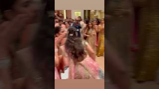 Radhika Merchant KISSES Nanand Isha Ambani as they welcome her post wedding😍  shorts wedding [upl. by Caitlin]