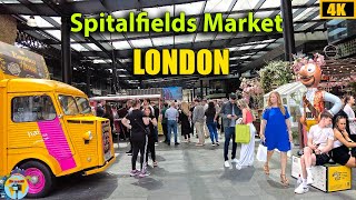 Old Spitalfields Market Tour 2020 with Street Food  LONDON WALK [upl. by Nicole644]