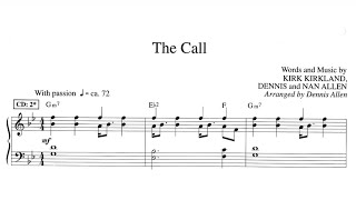 THE CALL Answer The Call  AccompanimentMinus OneInstrumental [upl. by Neemsay]