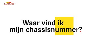 Waar vind ik mijn chassisnummer [upl. by Idmann]