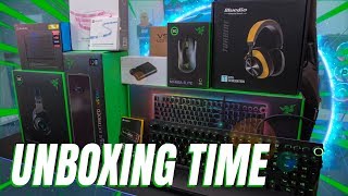 Tech Unboxing Time  So Much Razer amp RGB [upl. by Notyap909]