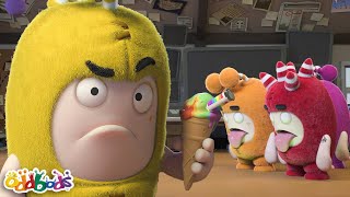 Ice Cream Craving  OddBods  Science and Nature Cartoons For Kids Moonbug Kids [upl. by Leissam]